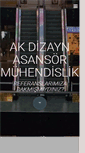 Mobile Screenshot of akdizaynasansor.com
